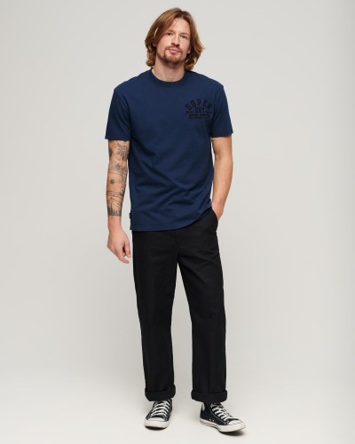 SUPERDRY D3 OVIN EMB SUPERSTATE ATH LOGO TEE ΜΠΛΟΥΖΑ ΑΝΔΡΙΚΟ - SD0APM1011914A000000