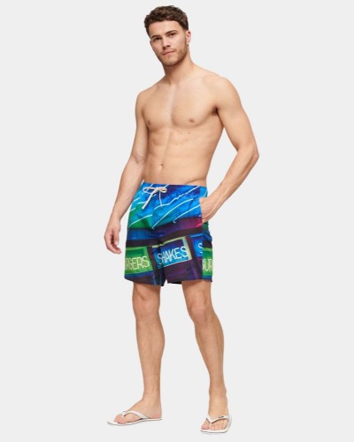 SUPERDRY D3 OVIN PHOTOGRAPHIC 17" SWIM SHORT ΜΑΓΙΟ ΑΝΔΡΙΚΟ - SD0APM3010233A000000