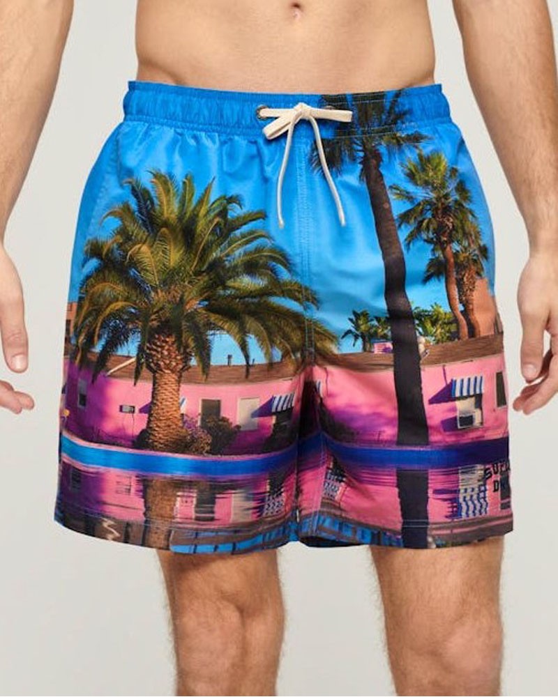 SUPERDRY D3 OVIN PHOTOGRAPHIC 17" SWIM SHORT ΜΑΓΙΟ ΑΝΔΡΙΚΟ - SD0APM3010233A000000