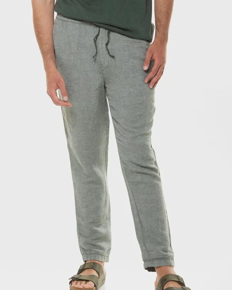 SUPERDRY D3 STUD DRAWSTRING LINEN TROUSER ΠΑΝΤΕΛΟΝΙ ΑΝΔΡΙΚΟ - SD0APM7011107A000000