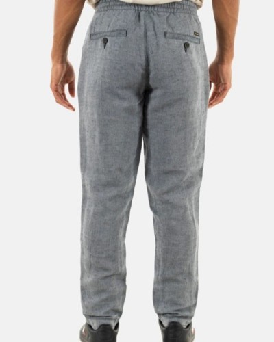 SUPERDRY D3 STUD DRAWSTRING LINEN TROUSER ΠΑΝΤΕΛΟΝΙ ΑΝΔΡΙΚΟ - SD0APM7011107A000000