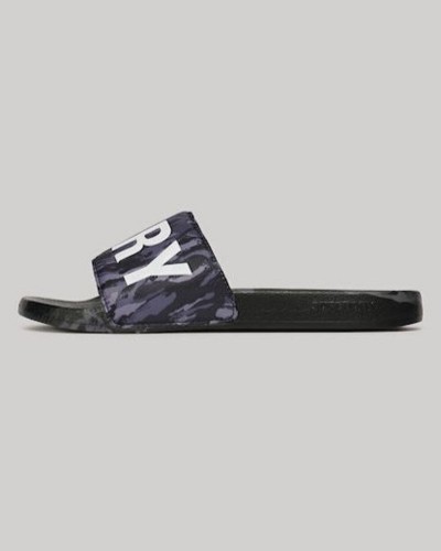 SUPERDRY D2 SDRY CAMO VEGAN POOL SLIDE ΠΑΠΟΥΤΣΙ ΑΝΔΡΙΚΟ - SD0SHMF310261A000000