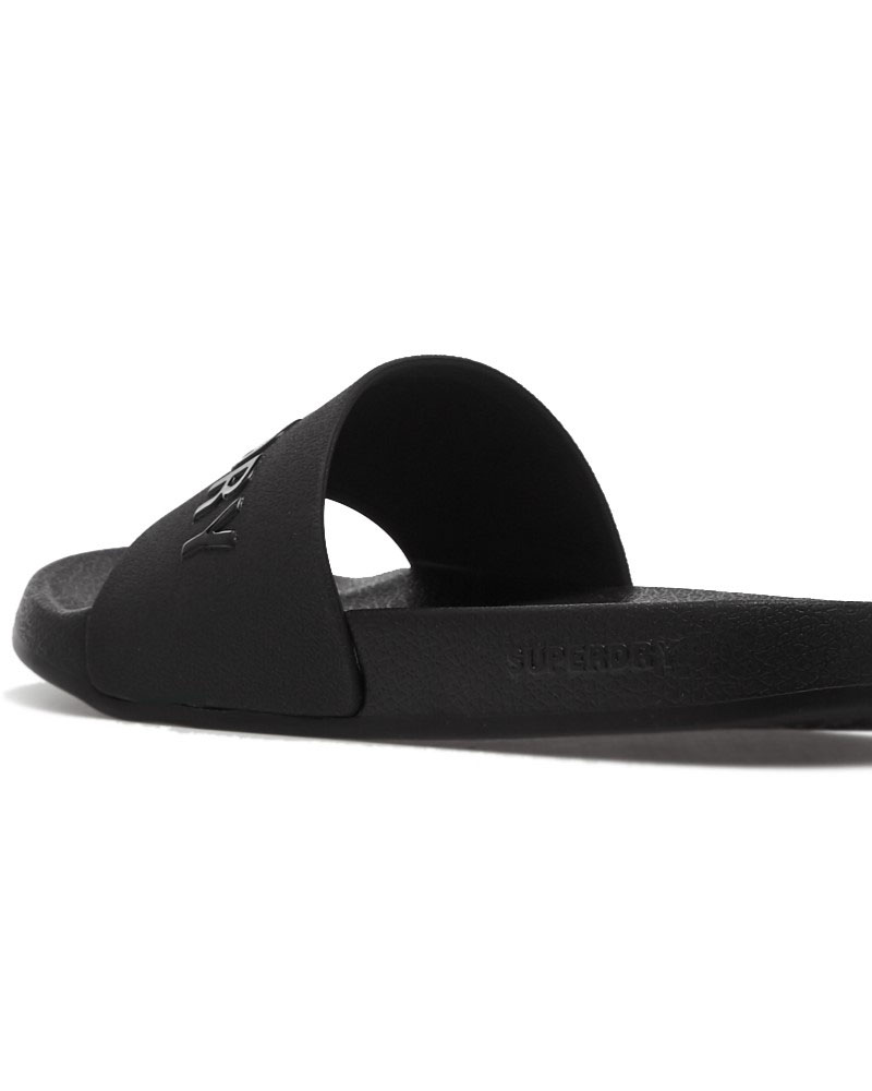 SUPERDRY D2 SDRY LOGO VEGAN POOL SLIDE ΠΑΠΟΥΤΣΙ ΓΥΝΑΙΚΕΙΟ - SD0SHWF310216A000000