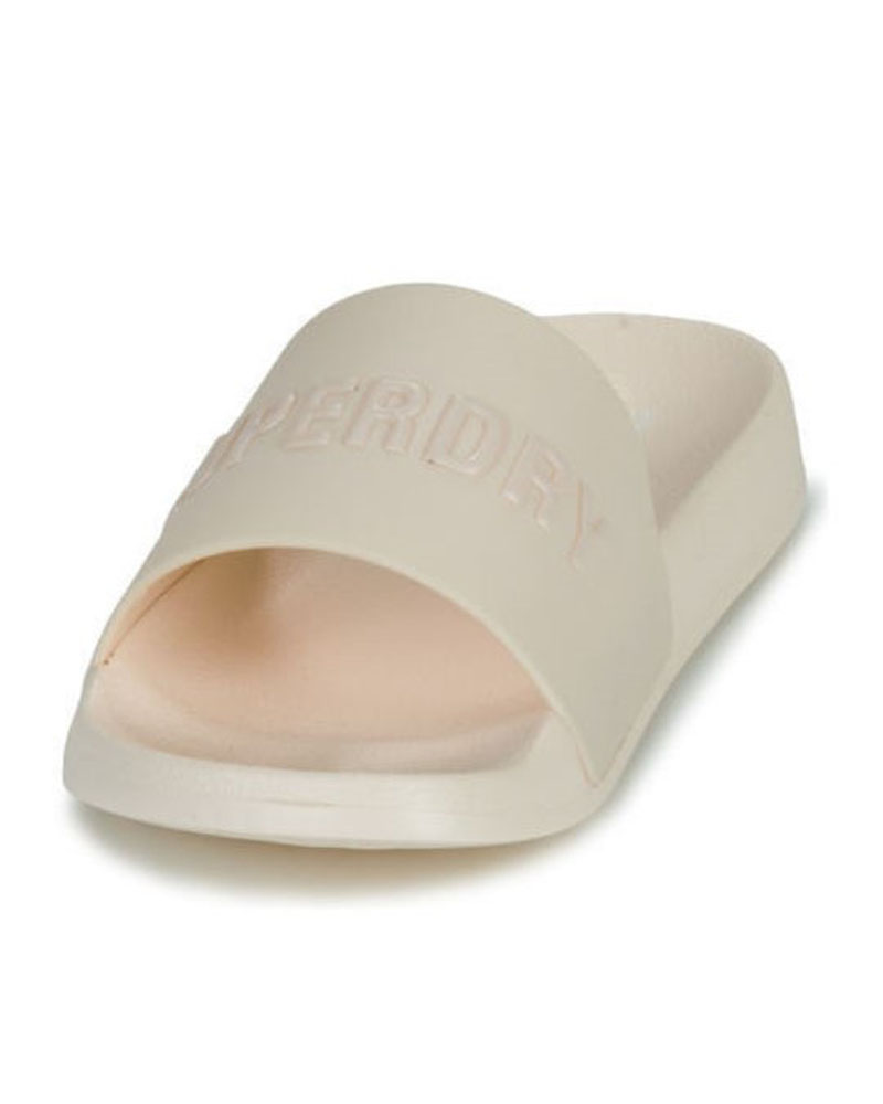 SUPERDRY D2 SDRY LOGO VEGAN POOL SLIDE ΠΑΠΟΥΤΣΙ ΓΥΝΑΙΚΕΙΟ - SD0SHWF310216A000000