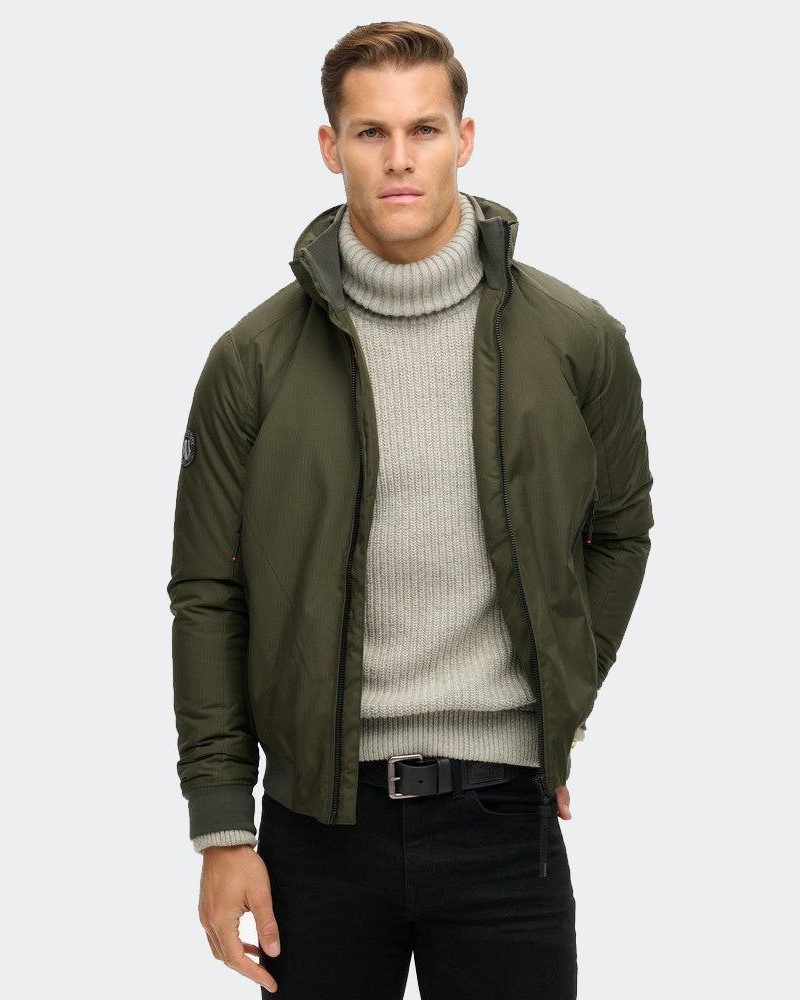 SUPERDRY CO D3 OVIN CITY HARRINGTON JACKET ΜΠΟΥΦΑΝ ΑΝΔΡΙΚΟ