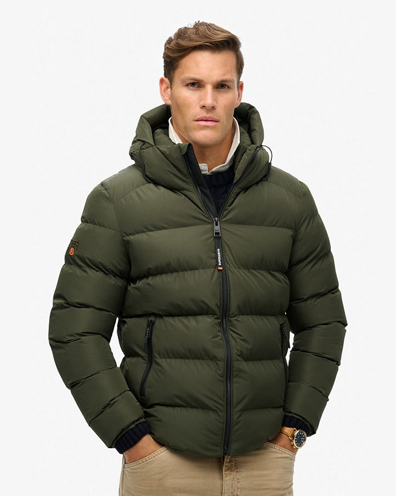 SUPERDRY D1 SDSW HOODED SPORTS PUFFER JACKET ΜΠΟΥΦΑΝ ΑΝΔΡΙΚΟ - SD0APM5011905A000000 SUPERDRY D1 SDSW HOODED SPORTS PUFFER JACKET ΜΠΟΥΦΑΝ ΑΝΔΡΙΚΟ - SD0APM5011905A000000