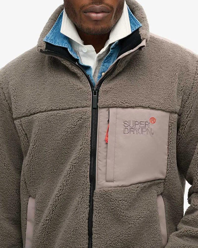 SUPERDRY D3 SDCD RELAXED FLEECE TREKKER JACKET ΜΠΟΥΦΑΝ ΑΝΔΡΙΚΟ - SD0APM5011920A000000 SUPERDRY D3 SDCD RELAXED FLEECE TREKKER JACKET ΜΠΟΥΦΑΝ ΑΝΔΡΙΚΟ - SD0APM5011920A000000