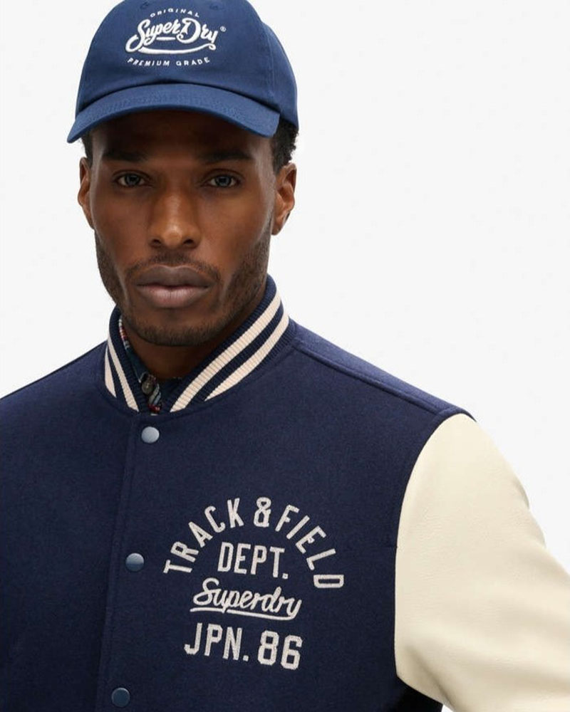 SUPERDRY D2 OVIN VARSITY CHAIN STITCH BOMBER ΜΠΟΥΦΑΝ ΑΝΔΡΙΚΟ - SD0APM5012037A000000 SUPERDRY D2 OVIN VARSITY CHAIN STITCH BOMBER ΜΠΟΥΦΑΝ ΑΝΔΡΙΚΟ - SD0APM5012037A000000