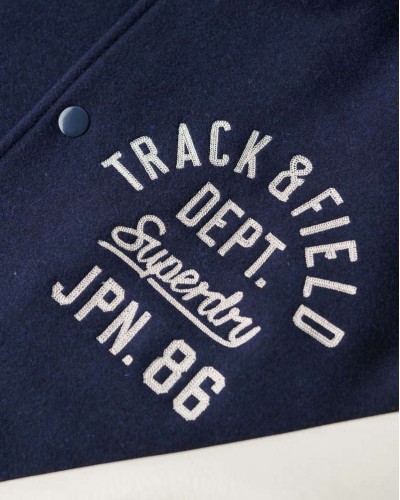 SUPERDRY D2 OVIN VARSITY CHAIN STITCH BOMBER ΜΠΟΥΦΑΝ ΑΝΔΡΙΚΟ - SD0APM5012037A000000 SUPERDRY D2 OVIN VARSITY CHAIN STITCH BOMBER ΜΠΟΥΦΑΝ ΑΝΔΡΙΚΟ - SD0APM5012037A000000