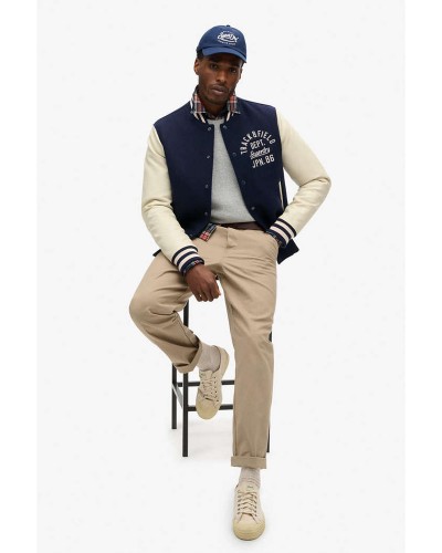 SUPERDRY D2 OVIN VARSITY CHAIN STITCH BOMBER ΜΠΟΥΦΑΝ ΑΝΔΡΙΚΟ - SD0APM5012037A000000 SUPERDRY D2 OVIN VARSITY CHAIN STITCH BOMBER ΜΠΟΥΦΑΝ ΑΝΔΡΙΚΟ - SD0APM5012037A000000