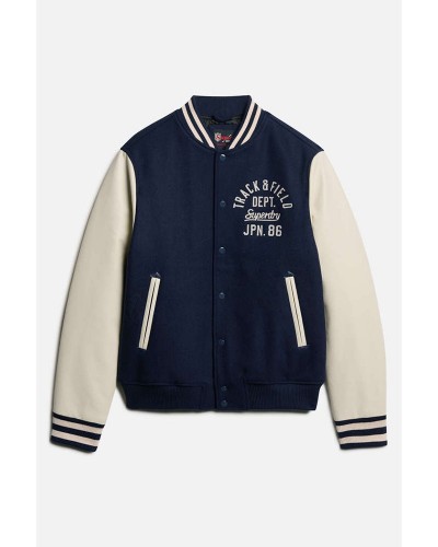 SUPERDRY D2 OVIN VARSITY CHAIN STITCH BOMBER ΜΠΟΥΦΑΝ ΑΝΔΡΙΚΟ - SD0APM5012037A000000 SUPERDRY D2 OVIN VARSITY CHAIN STITCH BOMBER ΜΠΟΥΦΑΝ ΑΝΔΡΙΚΟ - SD0APM5012037A000000