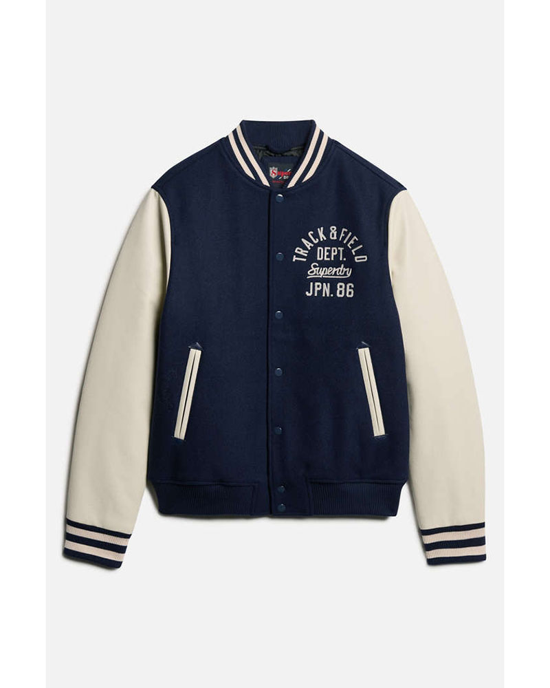 SUPERDRY D2 OVIN VARSITY CHAIN STITCH BOMBER ΜΠΟΥΦΑΝ ΑΝΔΡΙΚΟ - SD0APM5012037A000000 SUPERDRY D2 OVIN VARSITY CHAIN STITCH BOMBER ΜΠΟΥΦΑΝ ΑΝΔΡΙΚΟ - SD0APM5012037A000000