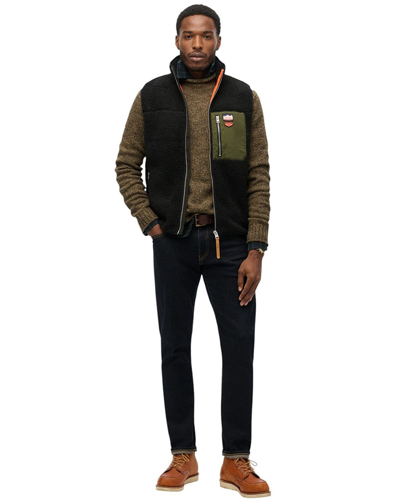 SUPERDRY & CO D2 OVIN VINTAGE RETRO FLEECE GILET ΜΠΟΥΦΑΝ ΑΝΔΡΙΚΟ - SD0APM5012160A000000 SUPERDRY & CO D2 OVIN VINTAGE RETRO FLEECE GILET ΜΠΟΥΦΑΝ ΑΝΔΡΙΚΟ - SD0APM5012160A000000