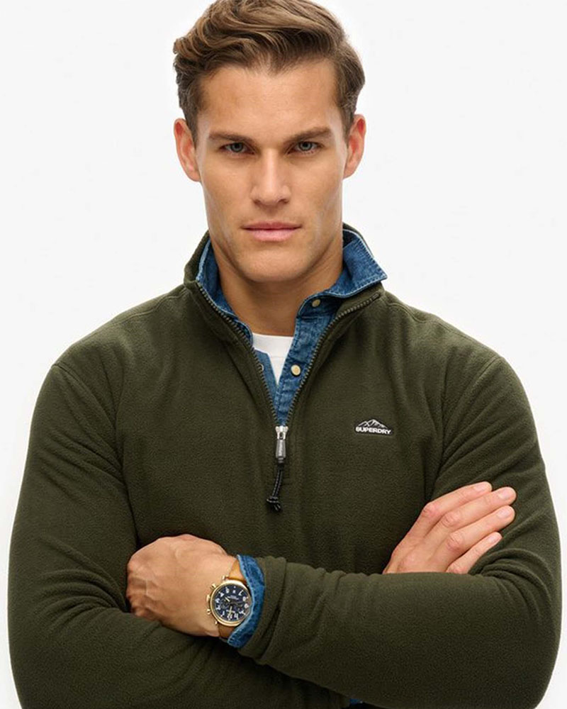 SUPERDRY & CO D1 OVIN POLAR FLEECE HALF ZIP ΦΟΥΤΕΡ ΑΝΔΡΙΚΟ - SD0APM2014194A000000