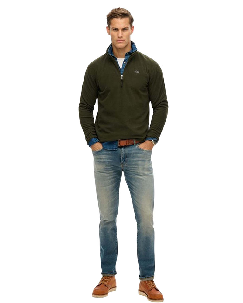 SUPERDRY & CO D1 OVIN POLAR FLEECE HALF ZIP ΦΟΥΤΕΡ ΑΝΔΡΙΚΟ - SD0APM2014194A000000