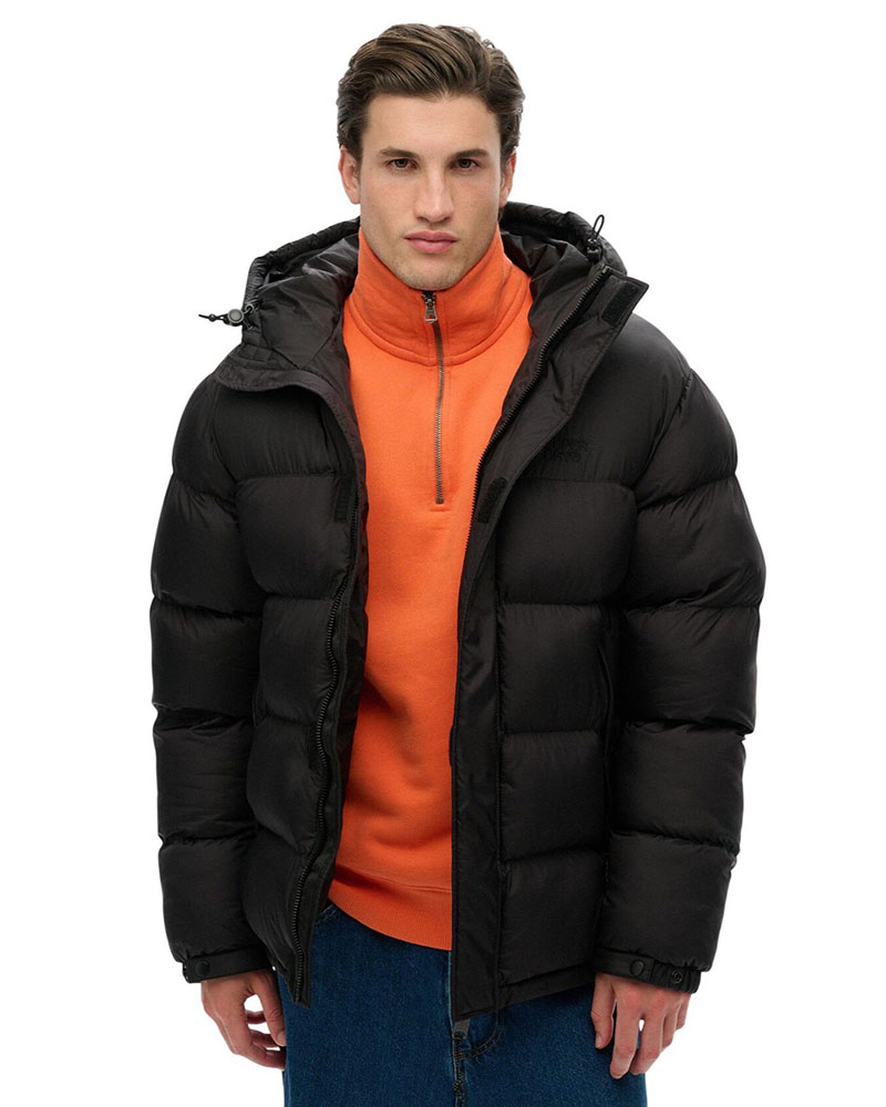 SUPERDRY & CO D1 SDSW HOODED TECH PADDED JKT ΜΠΟΥΦΑΝ ΑΝΔΡΙΚΟ - SD0APM5012250A000000 SUPERDRY & CO D1 SDSW HOODED TECH PADDED JKT ΜΠΟΥΦΑΝ ΑΝΔΡΙΚΟ - SD0APM5012250A000000