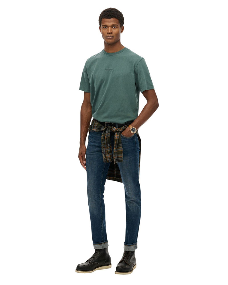 SUPERDRY & CO D1 SDSW MICRO LOGO T SHIRT ΜΠΛΟΥΖΑ ΑΝΔΡΙΚΟ - SD0APM1012131A000000