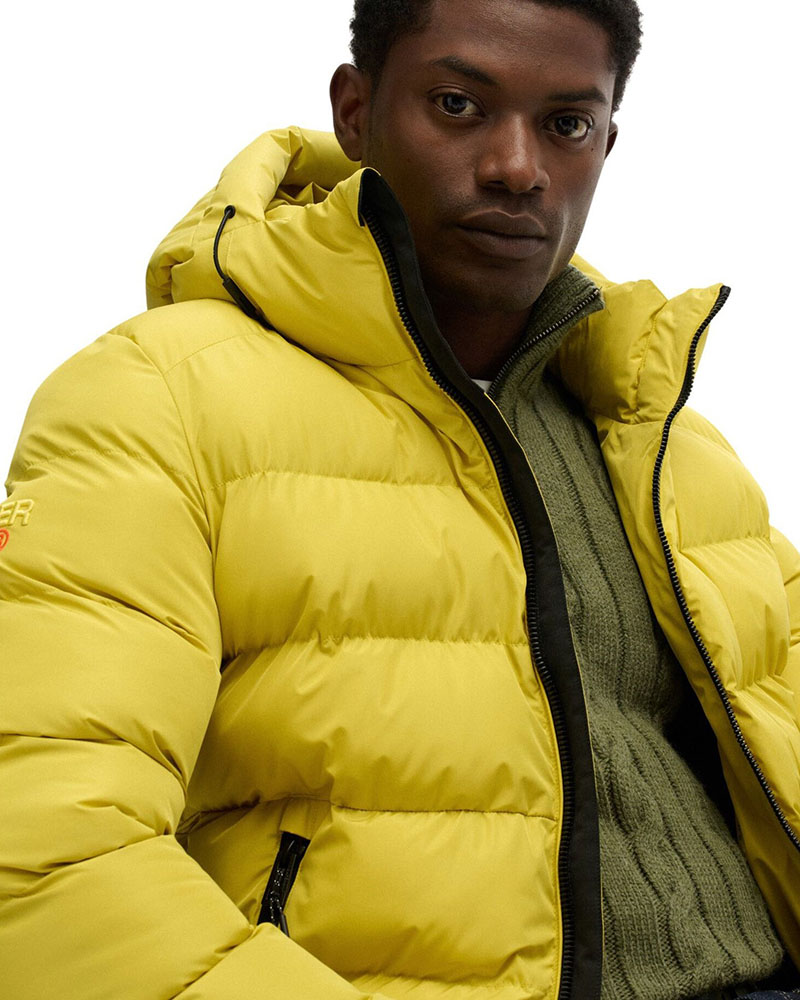 SUPERDRY & CO D1 SDSW HOODED SPORTS PUFFER JACKET ΜΠΟΥΦΑΝ ΑΝΔΡΙΚΟ - SD0APM5011905A000000