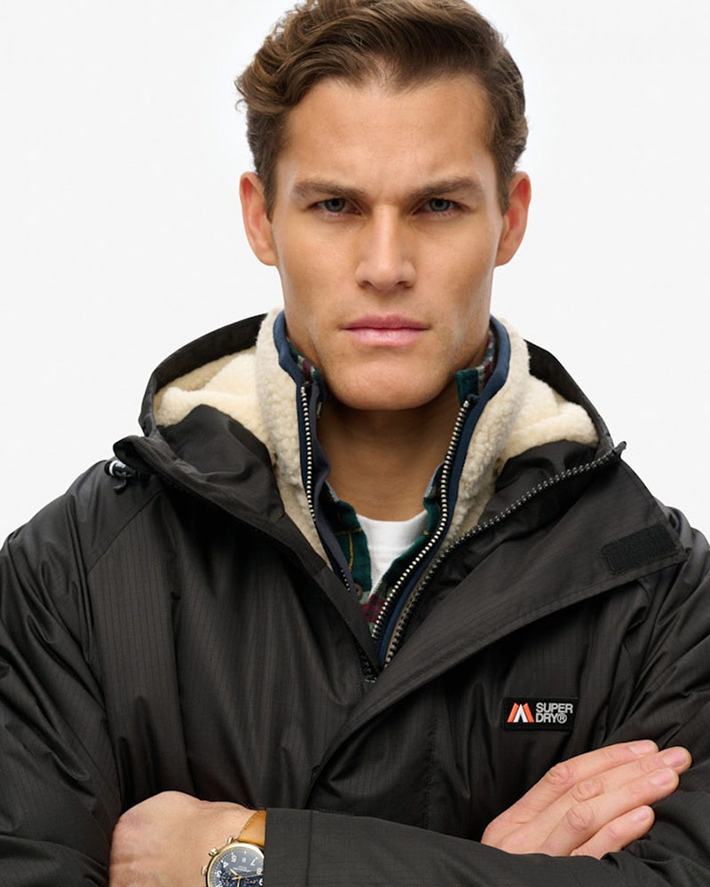 SUPERDRY & CO D3 SDSW WINDBREAKER CHANGING ROBE ΜΠΟΥΦΑΝ ΑΝΔΡΙΚΟ - SD0APM5012282A000000