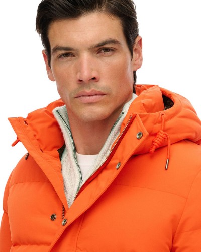 SUPERDRY & CO D5 OVIN EVEREST SHORT HOODED PUFFER ΜΠΟΥΦΑΝ ΑΝΔΡΙΚΟ - SD0APM5011743A000000
