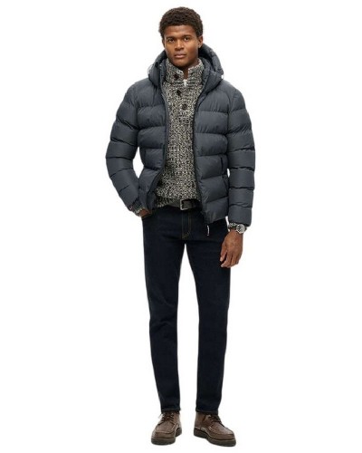 SUPERDRY & CO D1 SDSW HOODED SPORTS PUFFER JACKET ΜΠΟΥΦΑΝ ΑΝΔΡΙΚΟ - SD0APM5011905A000000