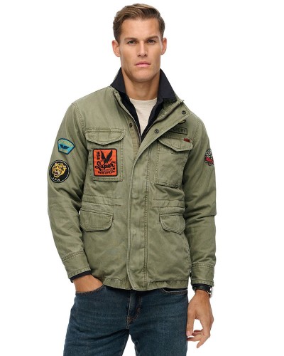SUPERDRY & CO D1 OVIN PATCHED M65 JACKET ΜΠΟΥΦΑΝ ΑΝΔΡΙΚΟ - SD0APM5012268A000000 SUPERDRY & CO D1 OVIN PATCHED M65 JACKET ΜΠΟΥΦΑΝ ΑΝΔΡΙΚΟ - SD0APM5012268A000000