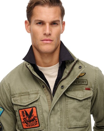 SUPERDRY & CO D1 OVIN PATCHED M65 JACKET ΜΠΟΥΦΑΝ ΑΝΔΡΙΚΟ - SD0APM5012268A000000 SUPERDRY & CO D1 OVIN PATCHED M65 JACKET ΜΠΟΥΦΑΝ ΑΝΔΡΙΚΟ - SD0APM5012268A000000