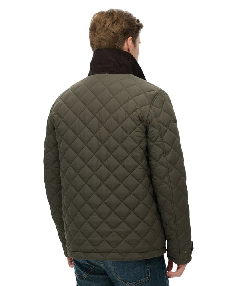 SUPERDRY & CO D3 STUD QUILTED ESTATE COACH JACKET ΜΠΟΥΦΑΝ ΑΝΔΡΙΚΟ - SD0APM5012270A000000
