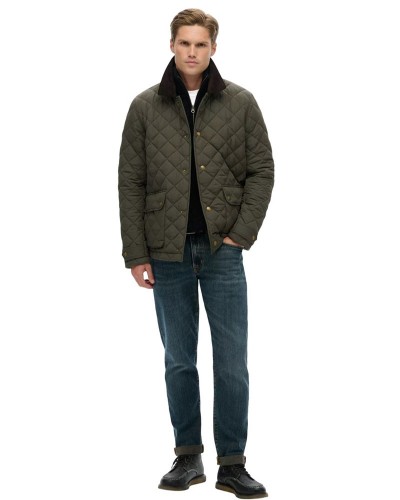 SUPERDRY & CO D3 STUD QUILTED ESTATE COACH JACKET ΜΠΟΥΦΑΝ ΑΝΔΡΙΚΟ - SD0APM5012270A000000