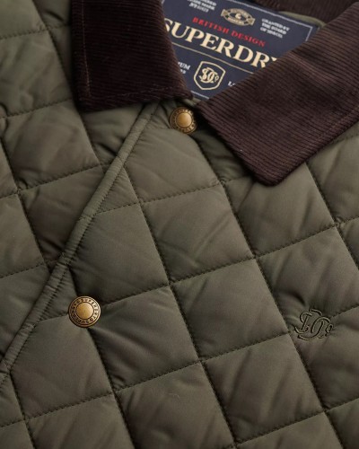 SUPERDRY & CO D3 STUD QUILTED ESTATE COACH JACKET ΜΠΟΥΦΑΝ ΑΝΔΡΙΚΟ - SD0APM5012270A000000