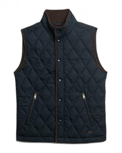 SUPERDRY & CO D3 STUD QUILTED ESTATE GILET ΜΠΟΥΦΑΝ ΑΝΔΡΙΚΟ - SD0APM5012273A000000