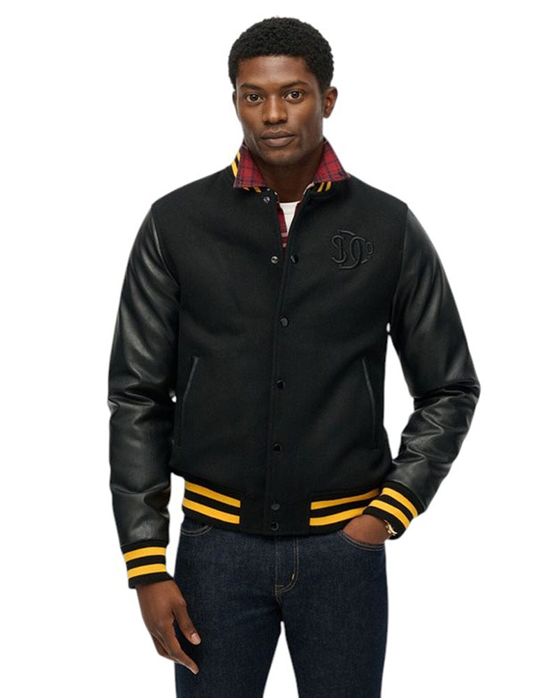 SUPERDRY D1 OVIN CLASSIC VARSITY BOMBER ΜΠΟΥΦΑΝ ΑΝΔΡΙΚΟ - SD0APM5012283A000000