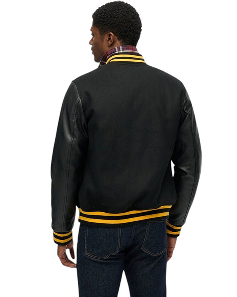 SUPERDRY D1 OVIN CLASSIC VARSITY BOMBER ΜΠΟΥΦΑΝ ΑΝΔΡΙΚΟ - SD0APM5012283A000000