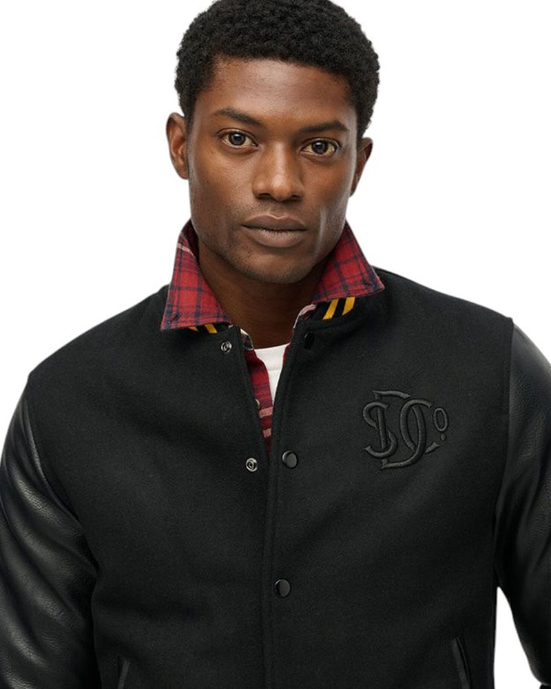 SUPERDRY D1 OVIN CLASSIC VARSITY BOMBER ΜΠΟΥΦΑΝ ΑΝΔΡΙΚΟ - SD0APM5012283A000000