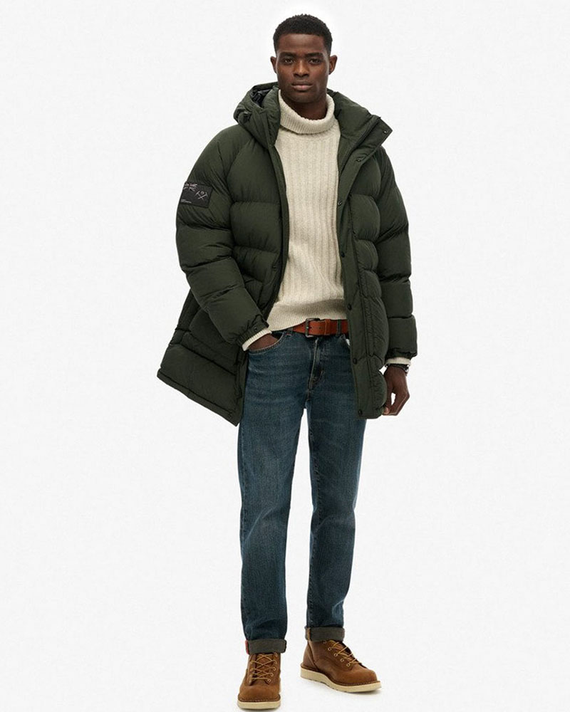 SUPERDRY & CO D2 OVIN XPD LONGLINE BAFFLE PARKA ΜΠΟΥΦΑΝ ΑΝΔΡΙΚΟ - SD0APM5012289A000000