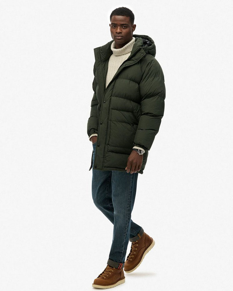 SUPERDRY & CO D2 OVIN XPD LONGLINE BAFFLE PARKA ΜΠΟΥΦΑΝ ΑΝΔΡΙΚΟ - SD0APM5012289A000000