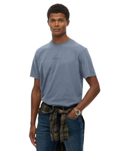 SUPERDRY & CO D1 SDSW MICRO LOGO T SHIRT ΜΠΛΟΥΖΑ ΑΝΔΡΙΚΟ - SD0APM1012131A000000