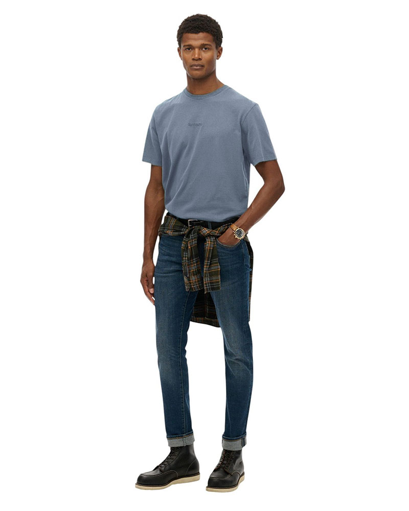 SUPERDRY & CO D1 SDSW MICRO LOGO T SHIRT ΜΠΛΟΥΖΑ ΑΝΔΡΙΚΟ - SD0APM1012131A000000