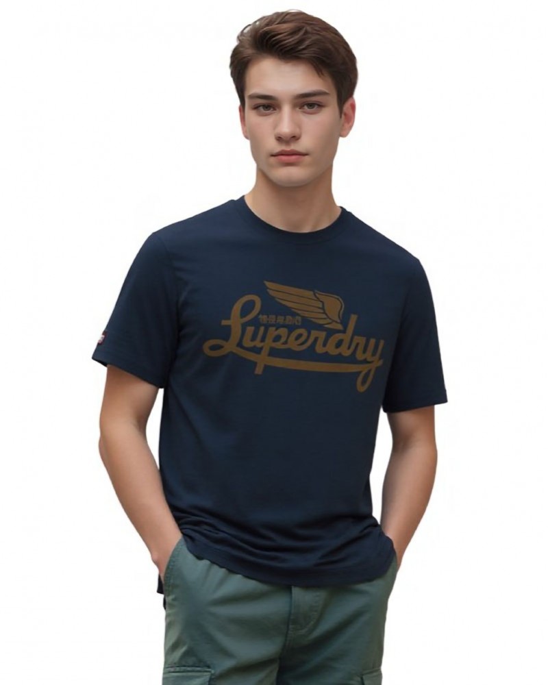 SUPERDRY & CO D2 OVIN HERITAGE BRAND RELAXED TEE ΜΠΛΟΥΖΑ ΑΝΔΡΙΚΟ - SD0APM1012229A000000 SUPERDRY & CO D2 OVIN HERITAGE BRAND RELAXED TEE ΜΠΛΟΥΖΑ ΑΝΔΡΙΚΟ - SD0APM1012229A000000