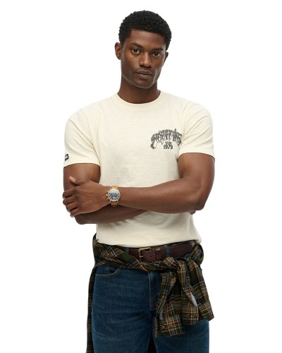 SUPERDRY D2 OVIN BIKER ROCK RELAXED TEE ΜΠΛΟΥΖΑ ΑΝΔΡΙΚΟ - SD0APM1012250A000000