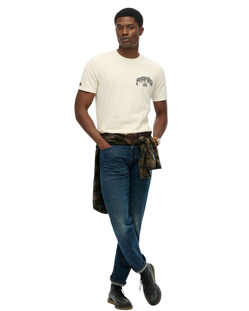 SUPERDRY D2 OVIN BIKER ROCK RELAXED TEE ΜΠΛΟΥΖΑ ΑΝΔΡΙΚΟ - SD0APM1012250A000000
