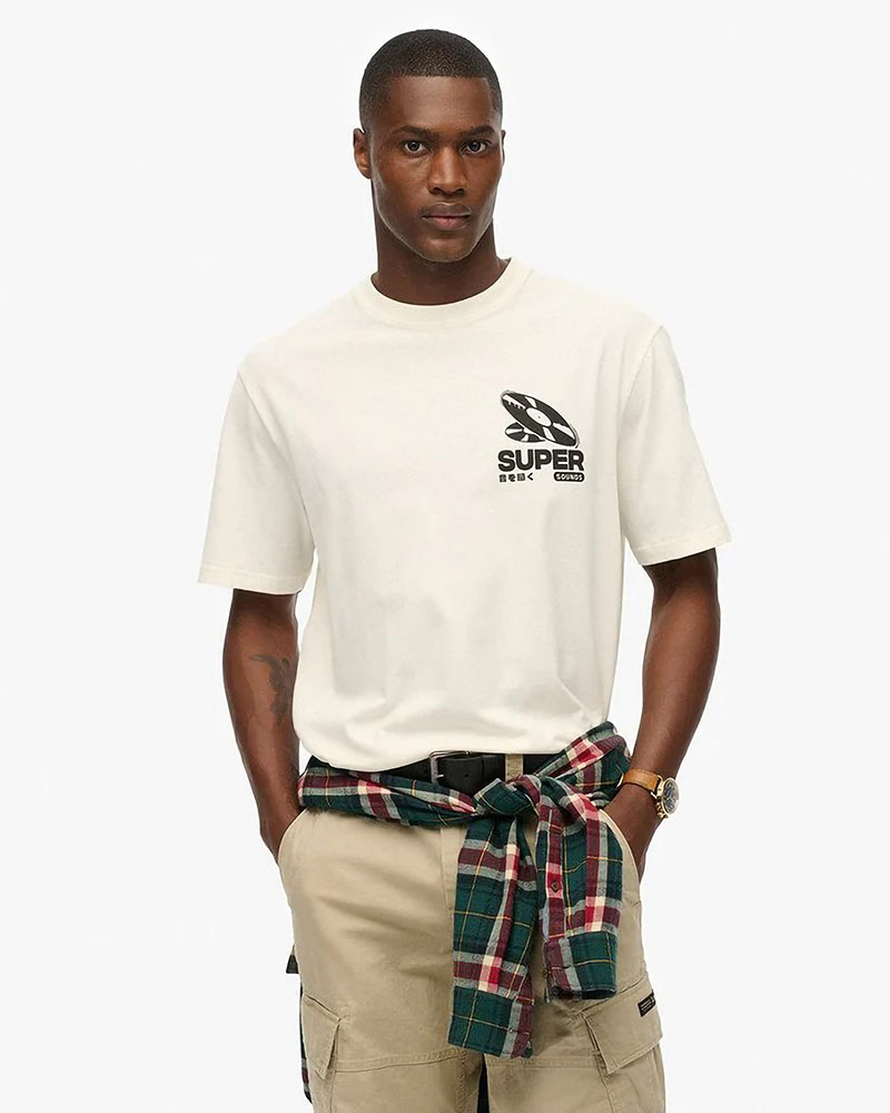 SUPERDRY D1 OVIN RECORD LABEL OVERSIZED TEE ΜΠΛΟΥΖΑ ΑΝΔΡΙΚΟ - SD0APM1012252A000000 SUPERDRY D1 OVIN RECORD LABEL OVERSIZED TEE ΜΠΛΟΥΖΑ ΑΝΔΡΙΚΟ - SD0APM1012252A000000