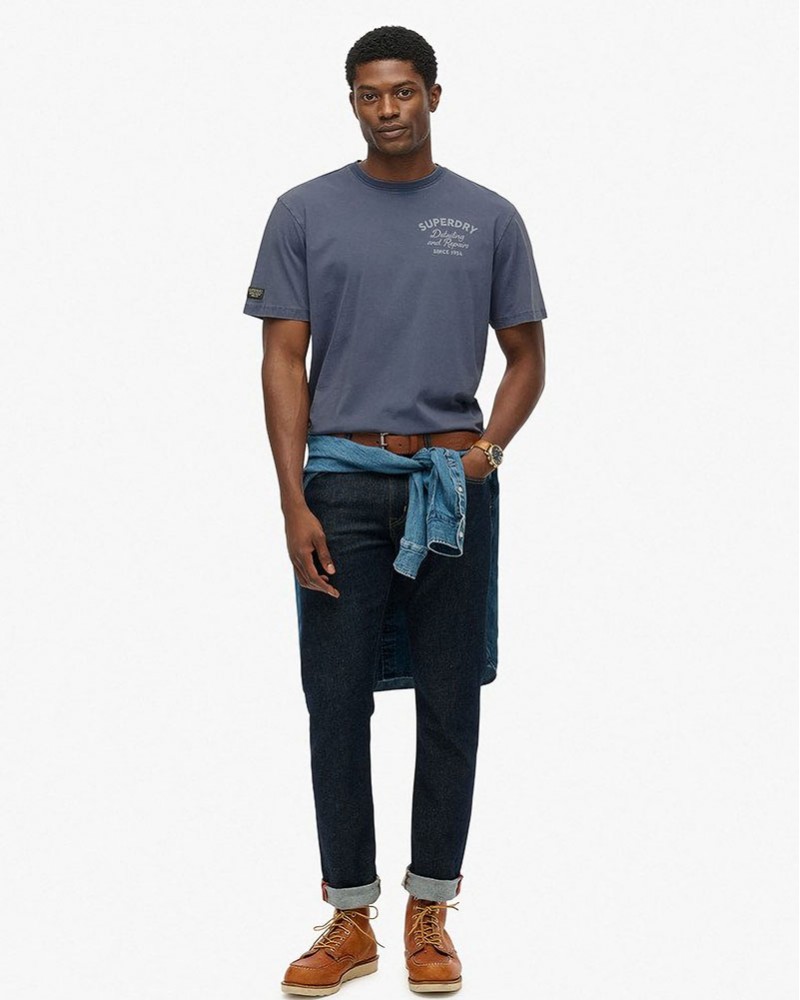 SUPERDRY & CO D1 OVIN TRADE TOOLS OVERSIZED TEE ΜΠΛΟΥΖΑ ΑΝΔΡΙΚΟ - SD0APM1012263A000000