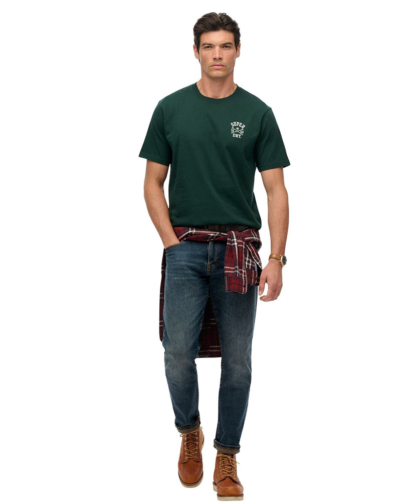 SUPERDRY & CO D1 OVIN ATHLETIC CLUB TSHIRT ΜΠΛΟΥΖΑ ΑΝΔΡΙΚΟ - SD0APM1012283A000000