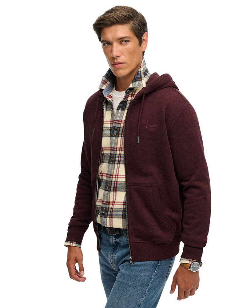 SUPERDRY & CO D1 OVIN ESSENTIAL LOGO ZIP HOODIE HB ΦΟΥΤΕΡ ΑΝΔΡΙΚΟ - SD0APM2014128A000000