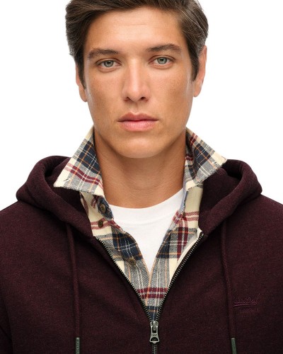 SUPERDRY & CO D1 OVIN ESSENTIAL LOGO ZIP HOODIE HB ΦΟΥΤΕΡ ΑΝΔΡΙΚΟ - SD0APM2014128A000000