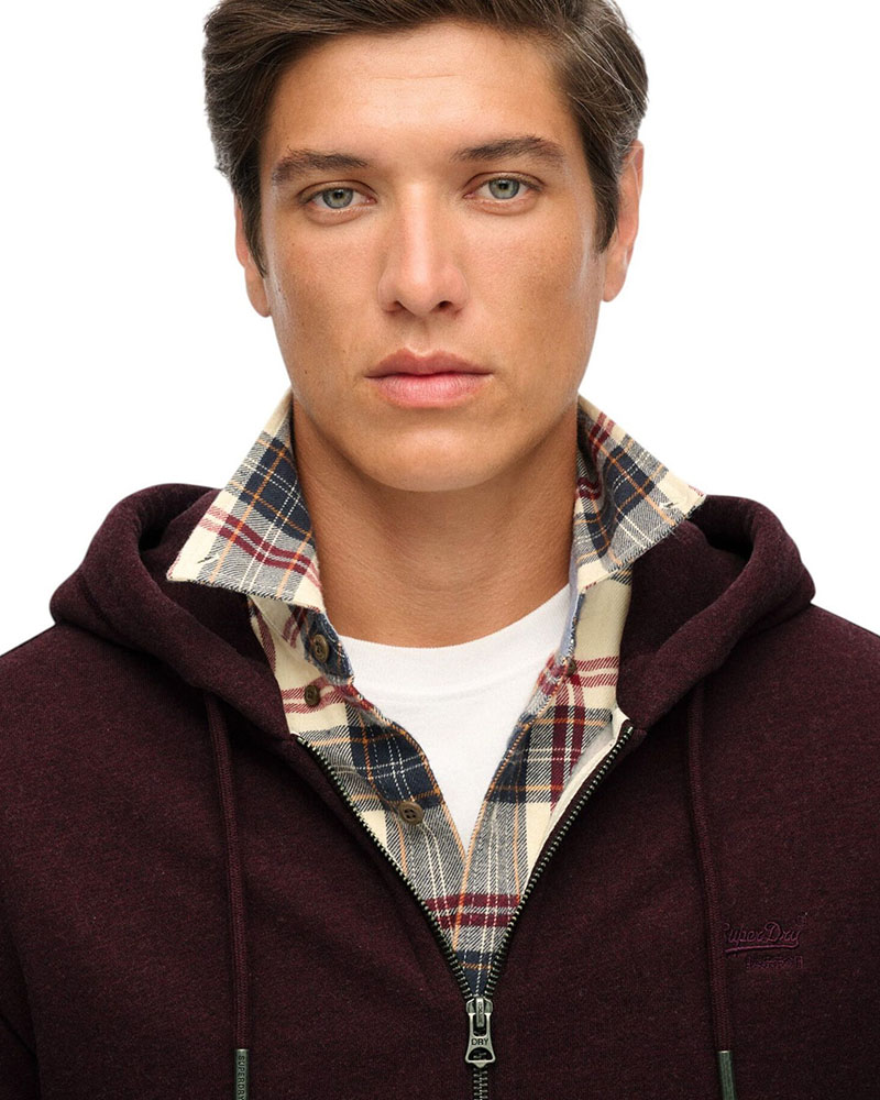 SUPERDRY & CO D1 OVIN ESSENTIAL LOGO ZIP HOODIE HB ΦΟΥΤΕΡ ΑΝΔΡΙΚΟ - SD0APM2014128A000000