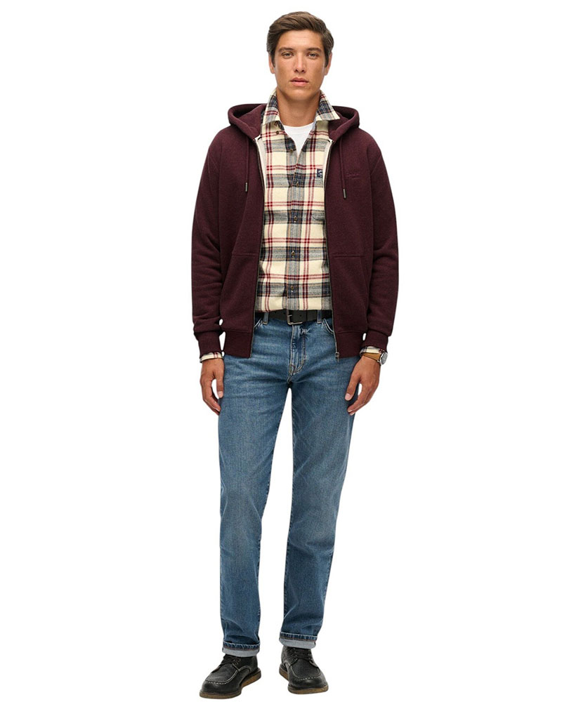 SUPERDRY & CO D1 OVIN ESSENTIAL LOGO ZIP HOODIE HB ΦΟΥΤΕΡ ΑΝΔΡΙΚΟ - SD0APM2014128A000000