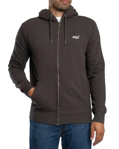 SUPERDRY & CO D1 OVIN ESSENTIAL LOGO ZIP HOODIE HB ΦΟΥΤΕΡ ΑΝΔΡΙΚΟ - SD0APM2014128A000000