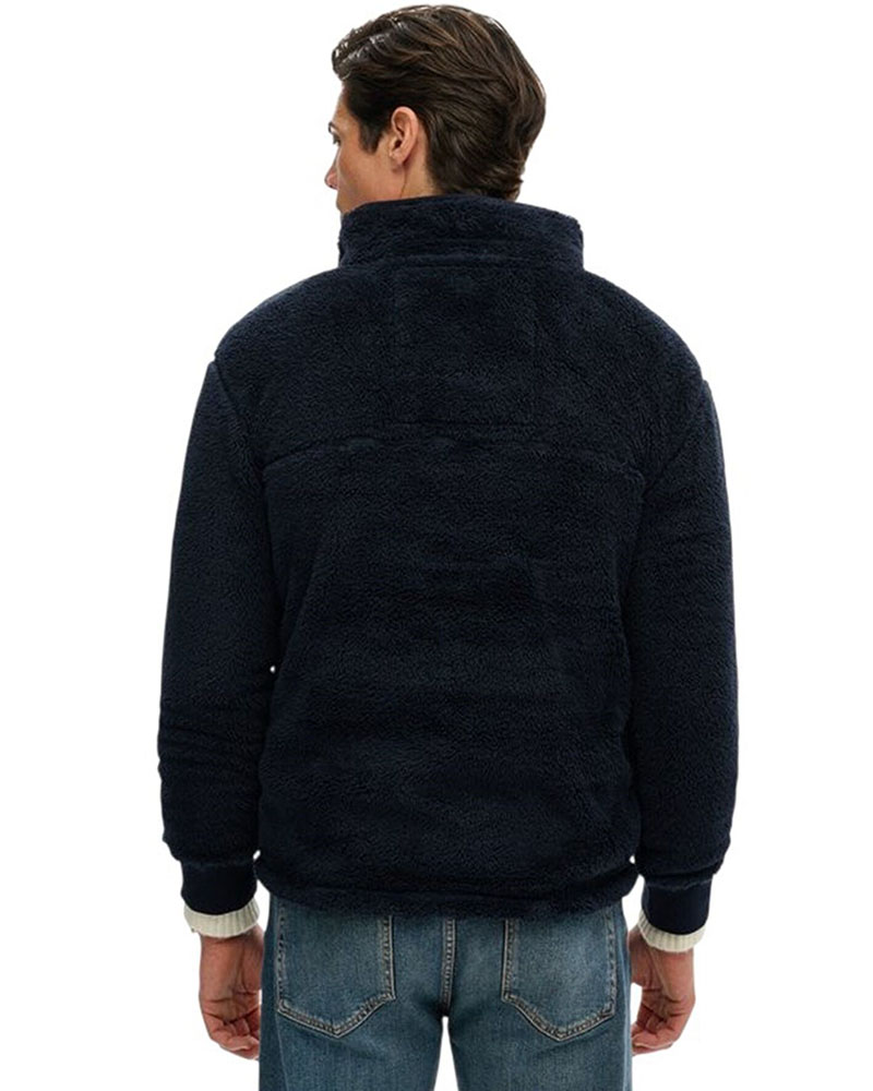 SUPERDRY & CO D1 OVIN HIGH PILE FLEECE HENLEY ΦΟΥΤΕΡ ΑΝΔΡΙΚΟ - SD0APM2014258A000000